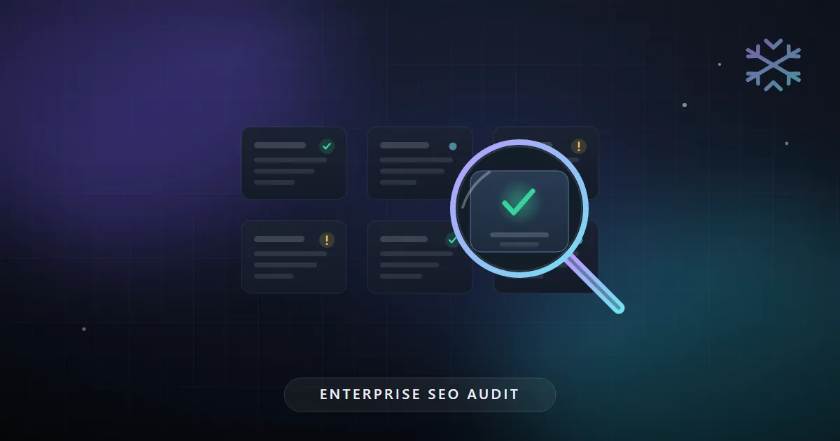 Enterprise SEO audit framework